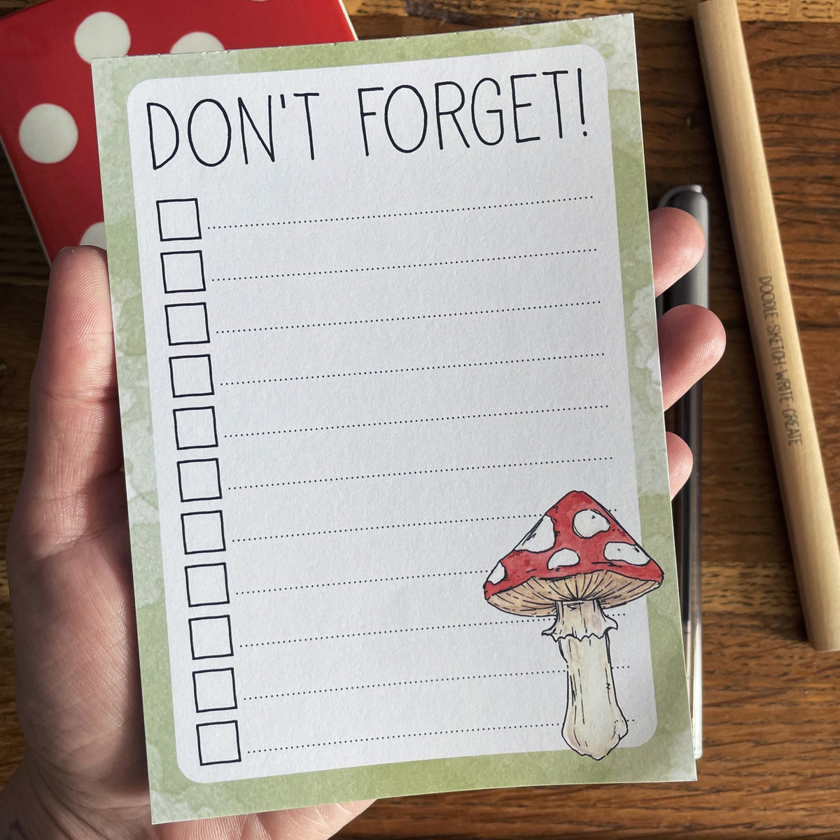 Don't Forget A6 Notepad